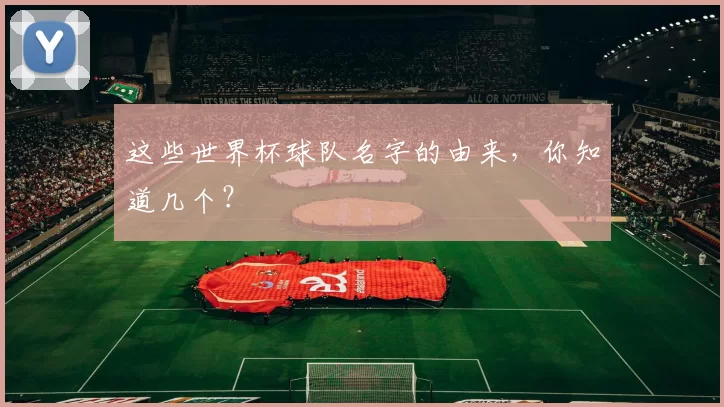 这些世界杯球队名字的由来，你知道几个？