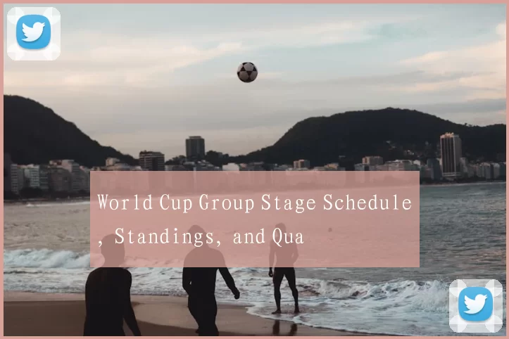World Cup Group Stage Schedule, Standings, and Qua