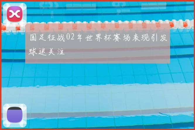 国足征战02年世界杯赛场表现引发球迷关注